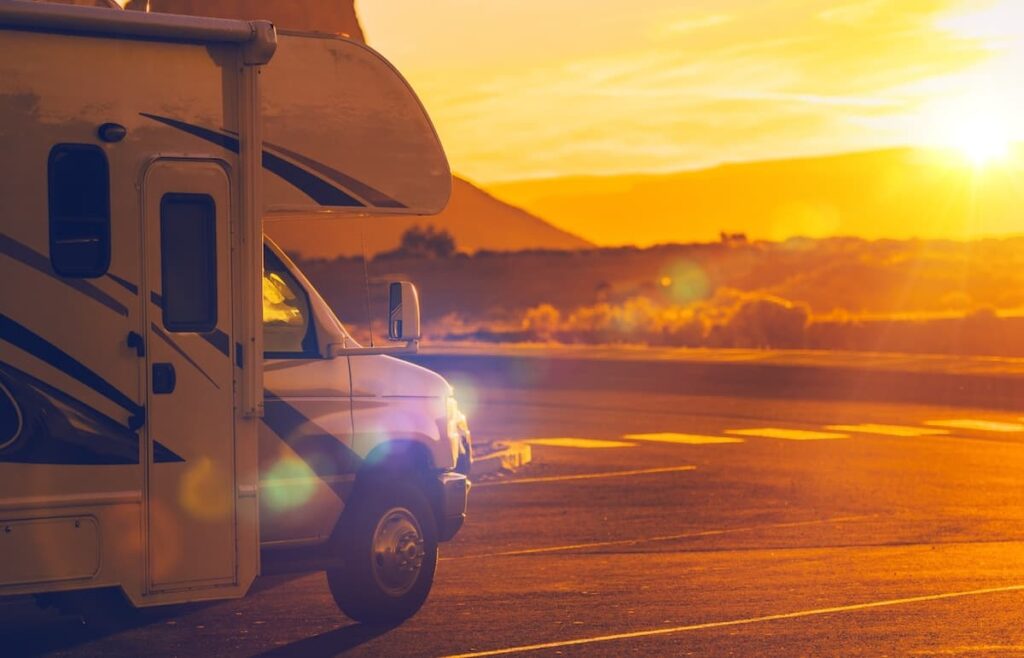 Secure RV storage facility with gated access in Fairhope